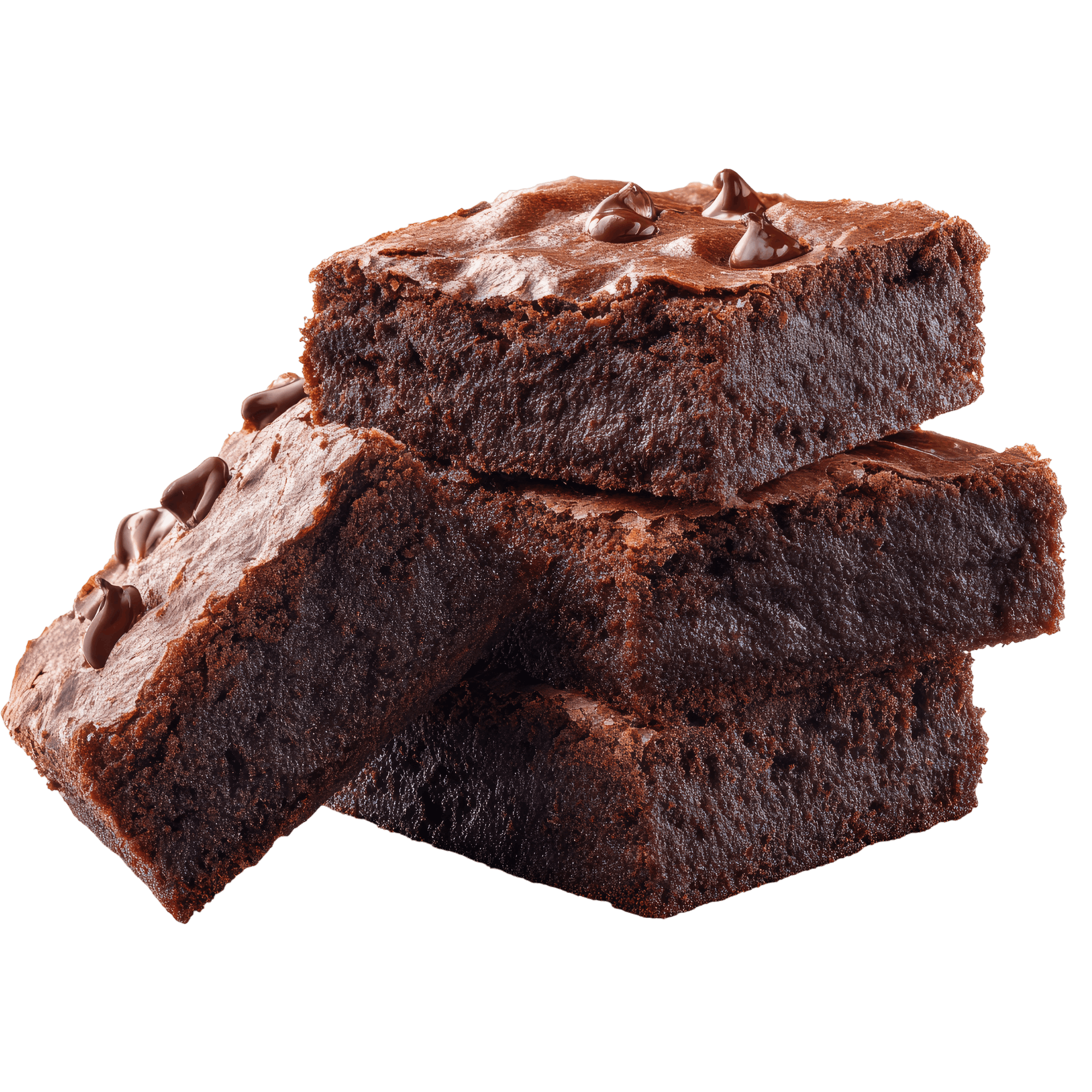 Tumpukan Brownies Coklat